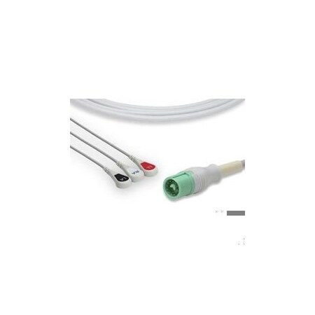 Ilb Gold Replacement For Fukuda Denshi, Dynascope Ds-7001 Direct-Connect Ecg Cables DYNASCOPE DS-7001 DIRECT-CONNECT ECG CABLES